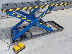 Mesa Elevatória - Plataforma Hidráulica Com Rolos